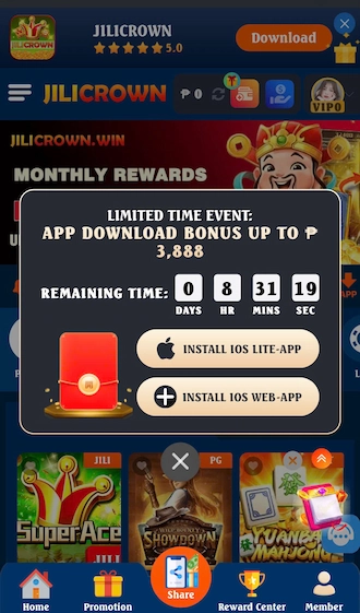 select the "INSTALL IOS LITE APP" version.