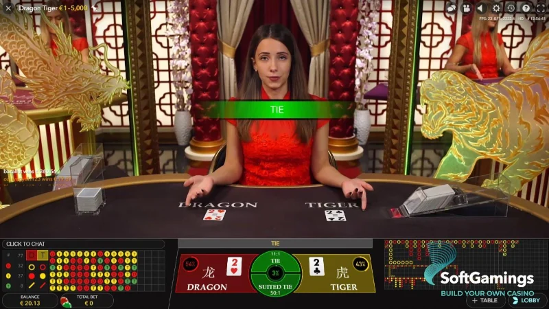 The Martingale betting strategy is a go-to for many pros when playing Dragon Tiger online
