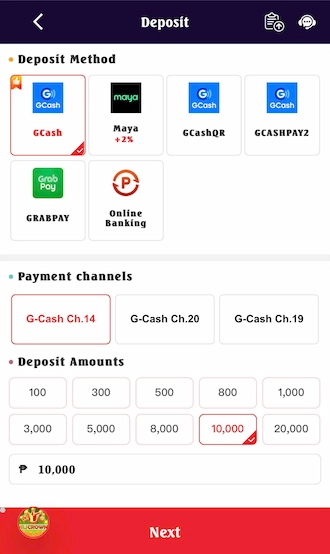 ❣Step 3: Enter the amount you wish to deposit